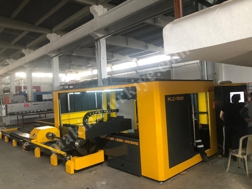 Fiber Metal Lazer Kesim Tezgahı Yüksek Kapasiteli