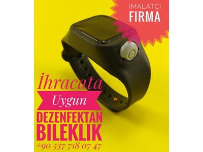 İhracata Uygun Toptan Elde Dezenfektan Bileklik Saat En Ucuz - 3