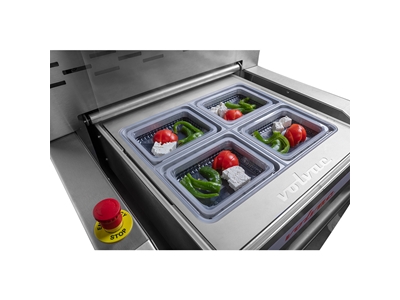 Yarı Otomatik Tabak Kapatma Makinası 2400/2880 paket / Saat - 2