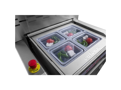 Yarı Otomatik Tabak Kapatma Makinası 2400/2880 paket / Saat - 3