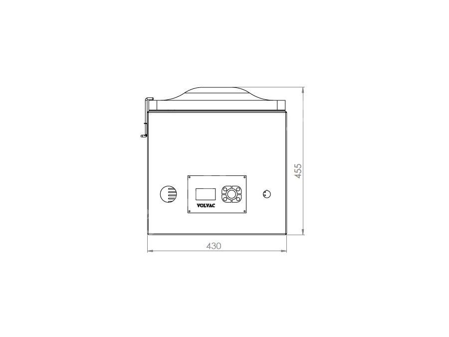 Vakumlu Paketleme Makinası 510X430x455h mm