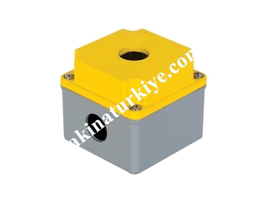 Alüminyum Buton Kutusu Tekli 80X80x73