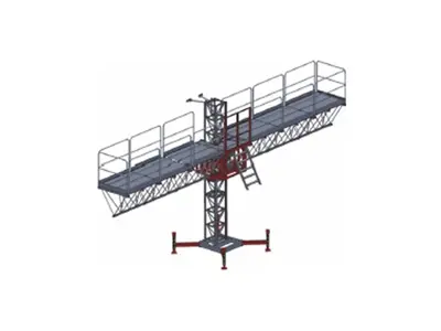 4-10 m Mobile Single Front Platform