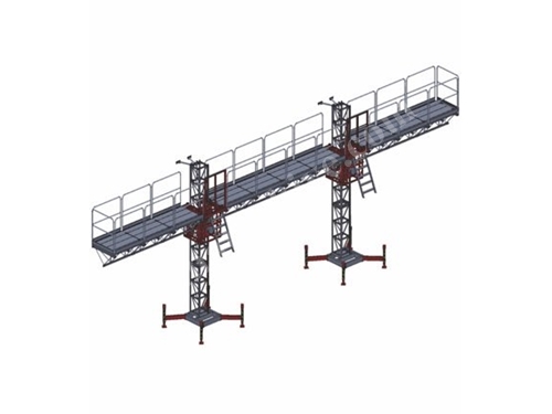 12-900 m Trailer-Mounted Double Sided Facade Platform