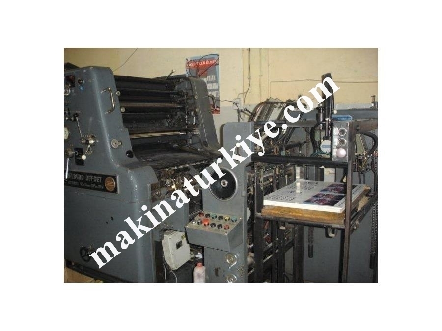 Heıdelberg Ofset Sorm 52X74 Cm. Tek Renkli