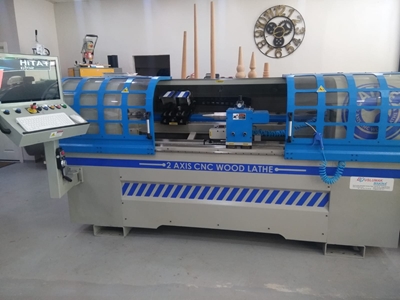 2 Eksen 2 Ünite Pro Cnc Ahşap Torna Makinası - 4