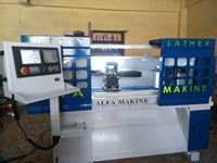 2 Axis 2 Unit Economy Cnc Wood Lathe Machine - 2