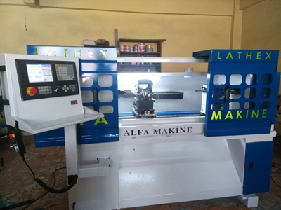 2 Eksen 2 Ünite Eko Cnc Ahşap Torna Makinası - 2