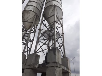 100 Ton Kapasiteli Çimento Silosu  - 6