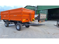 8 Ton 4-Wheeled Double Tandem Tipper Trailer - 0