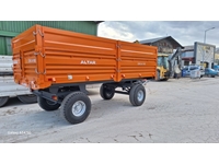 8 Ton 4-Wheeled Double Tandem Tipper Trailer - 5