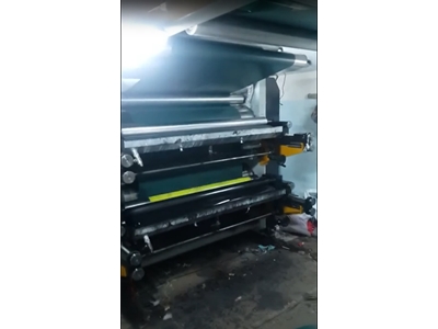800 Mm 4 Renkli Flexo Baskı Makinesi  - 2
