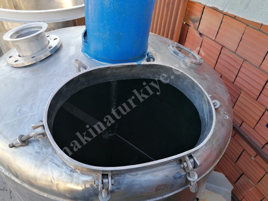 2000 Litre Sıvı Hacimli Paslanmaz Ultrasonik Reaktör