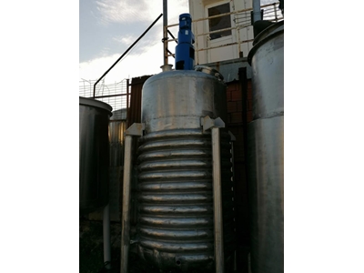 2000 Litre Sıvı Hacimli Paslanmaz Ultrasonik Reaktör - 3