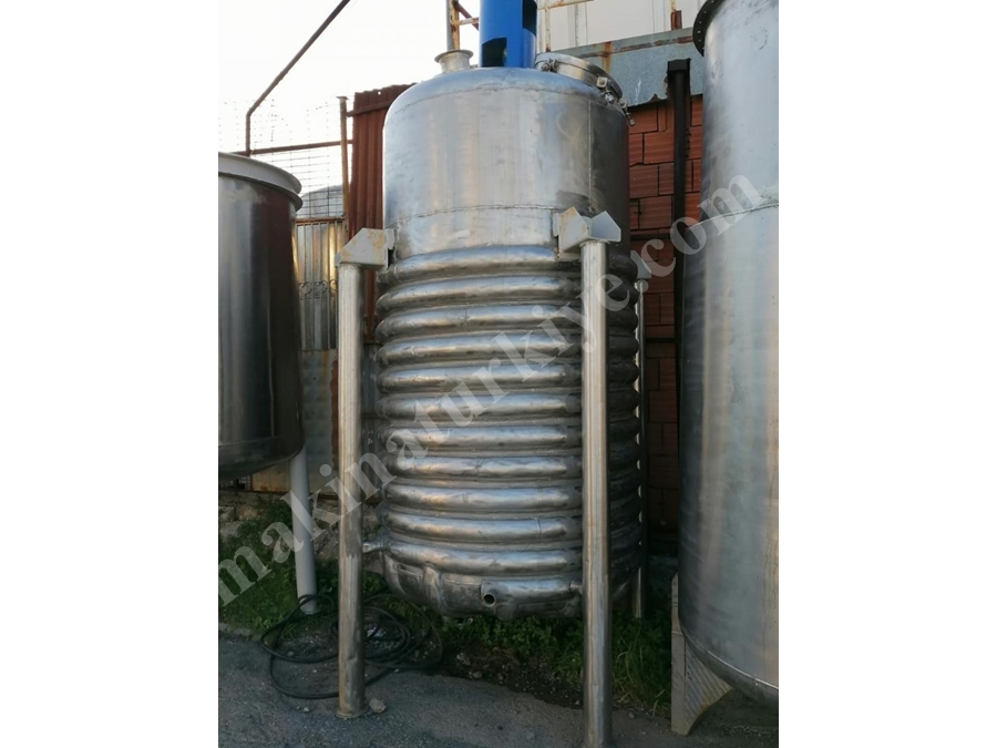 2000 Litre Sıvı Hacimli Paslanmaz Ultrasonik Reaktör