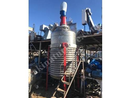 4000 Litre Sıvı Hacimli Paslanmaz Alkid Reçine Ultrasonik Reaktör