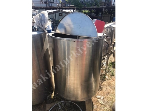 1250 Litre Hacimli Parçalayıcı Sıvı Depolama ve Karıştırma Mikseri