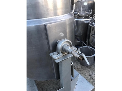 300 Litre Bal Çikolata Pekmez Sıvı Depolama ve Karıştırma Mikseri - 5
