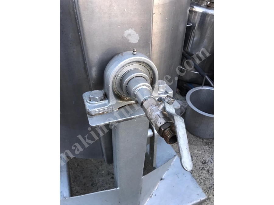 300 Litre Bal Çikolata Pekmez Sıvı Depolama ve Karıştırma Mikseri