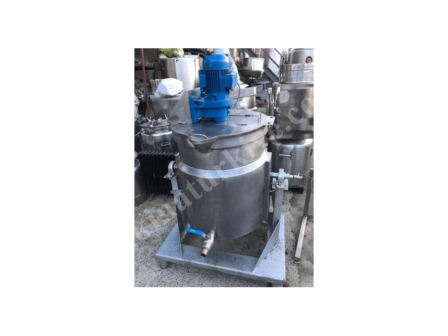 300 Litre Bal Çikolata Pekmez Sıvı Depolama ve Karıştırma Mikseri