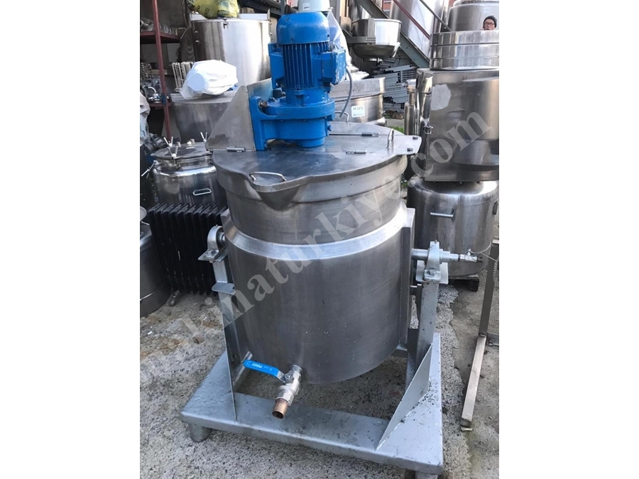 300 Litre Bal Çikolata Pekmez Sıvı Depolama ve Karıştırma Mikseri