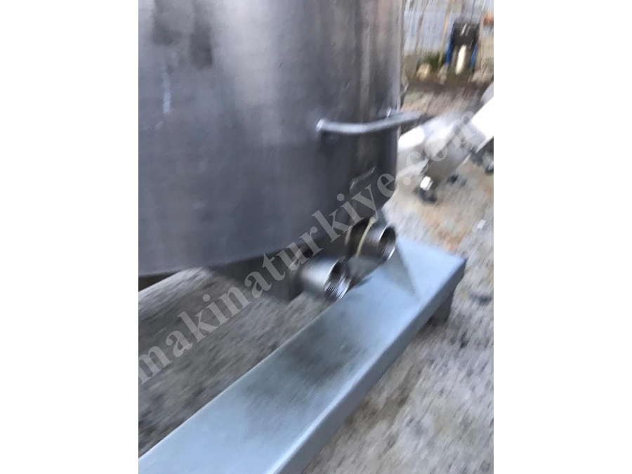 300 Litre Bal Çikolata Pekmez Sıvı Depolama ve Karıştırma Mikseri