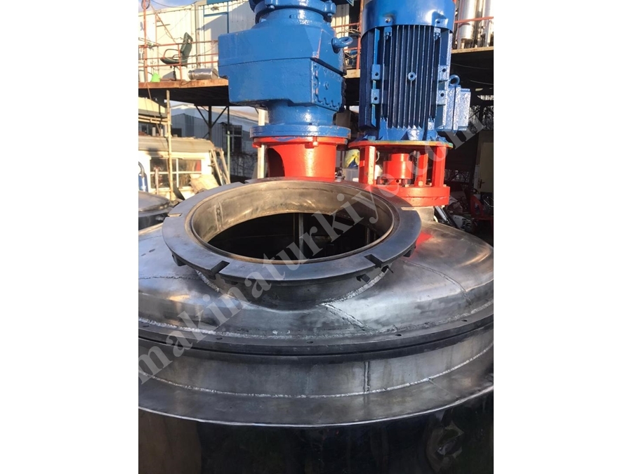 850 Litre Krem Sıvı Depolama ve Karıştırma Mikseri