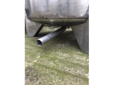 1000 Litre Paslanmaz Krom Çelik Sıvı Depolama ve Karıştırma Mikseri - 5
