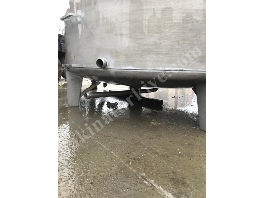 100 Ton Paslanmaz Sıvı Depolama ve Karıştırma Mikseri