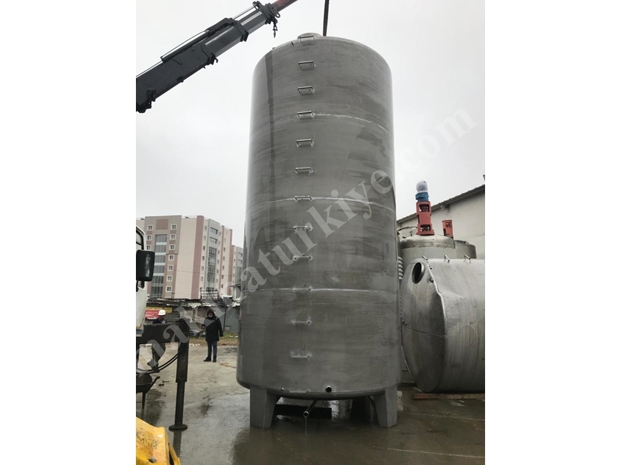 100 Ton Paslanmaz Sıvı Depolama ve Karıştırma Mikseri
