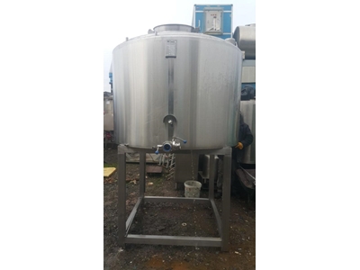2000 Litre Paslanmaz Ayran Proses Tankı 