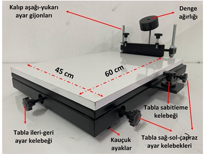 Serigrafi Tezgahı Manuel Serigrafi Baskı Makinesi - 1