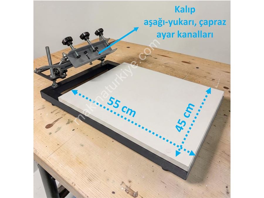 Hassas (Micro) Ayarlı Manuel Serigrafi Baskı Makinesi