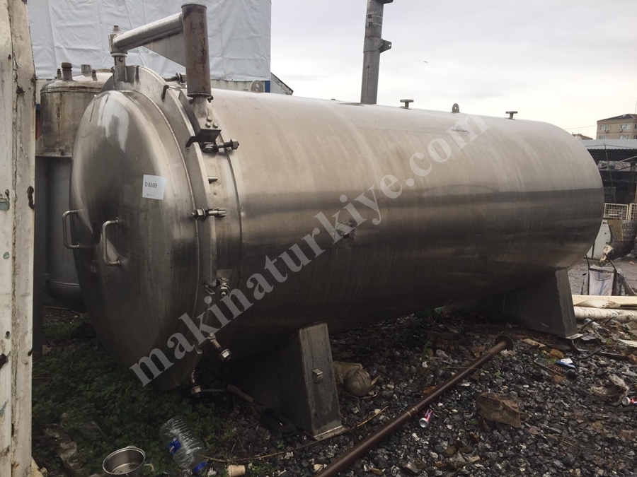 8000 Litre Paslanmaz Otoklav 