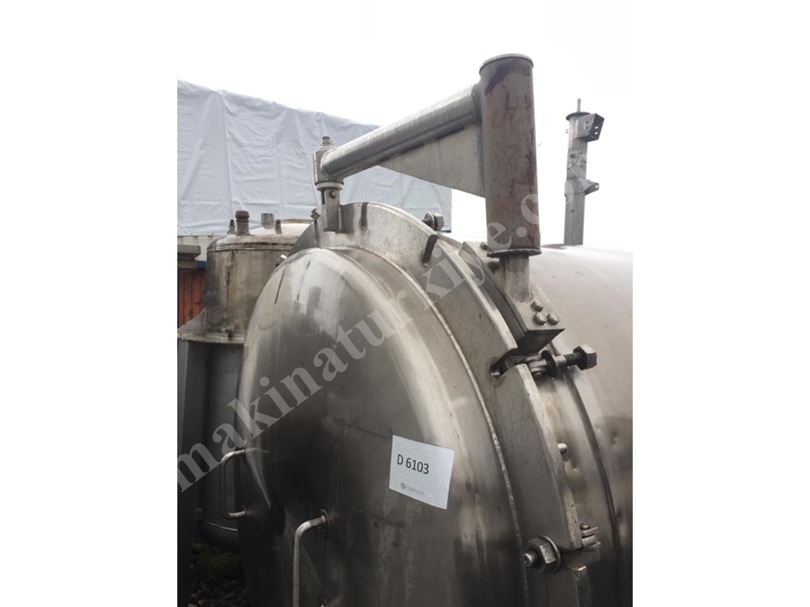 8000 Litre Paslanmaz Otoklav 