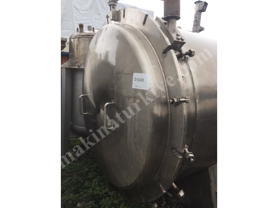 8000 Litre Paslanmaz Otoklav 
