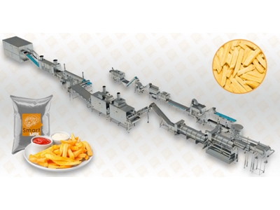 Dondurulmuş Parmak Patates Üretim Ve Dolum Hattı