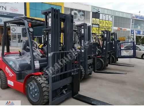 Plus Model Dizel Forklift Sıfır 3Ton Triplex Mitsubishi