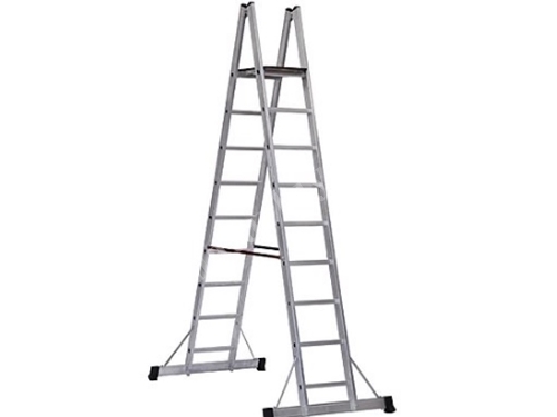 Merdiven A Tipi Platformlu Alüminyum Merdiven Kla3