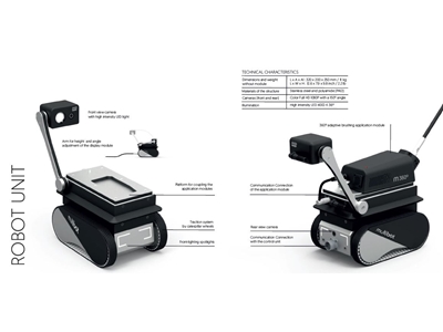 Multibot Air Duct Cleaning,Inspection,Disinfection and Sealing Robot - 3
