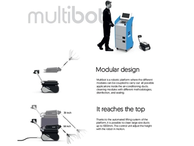 Multibot Air Duct Cleaning,Inspection,Disinfection and Sealing Robot - 1