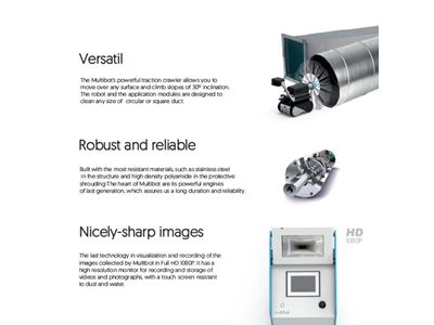 Multibot Air Duct Cleaning,Inspection,Disinfection and Sealing Robot - 2