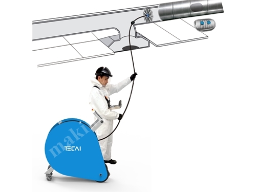 Tecai Rotair Electrical Air Duct Brushing Equipment