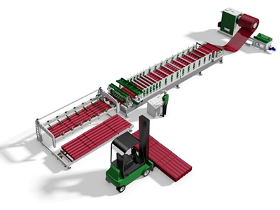 Metal Kiremit Roll Form Üretim Hattı - 5