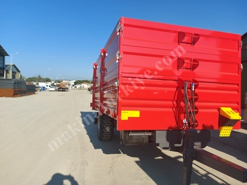 6 Ton Single Axle Double Sided Tipping Trailer