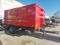 6 Ton Single Axle Double Sided Tipping Trailer - 0