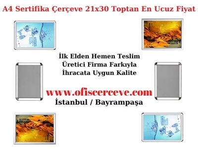 A4 Sertifika Çerçeve 21X30 Toptan En Ucuz Fiyat - 0