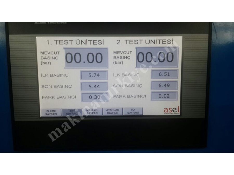 Su Batarya Test Makinesi