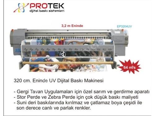 Suni Deri Üzerine Uv Dijital Baskı Makinası