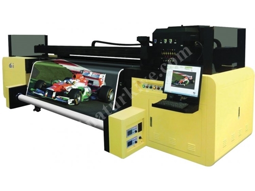 Большой ультрафиолетовый принтер для печати занавесок 320 см